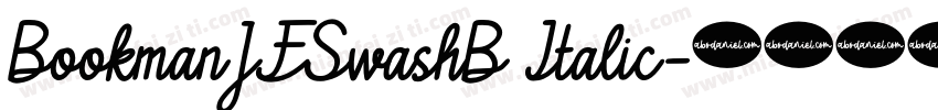 BookmanJFSwashB Italic字体转换